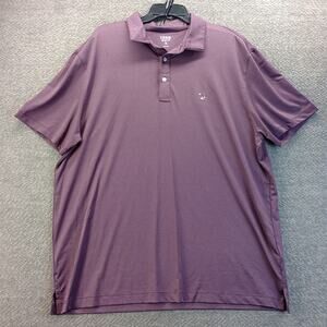 IZOD Golf Polo Shirt Men’s XL Purple Performance Short Sleeve